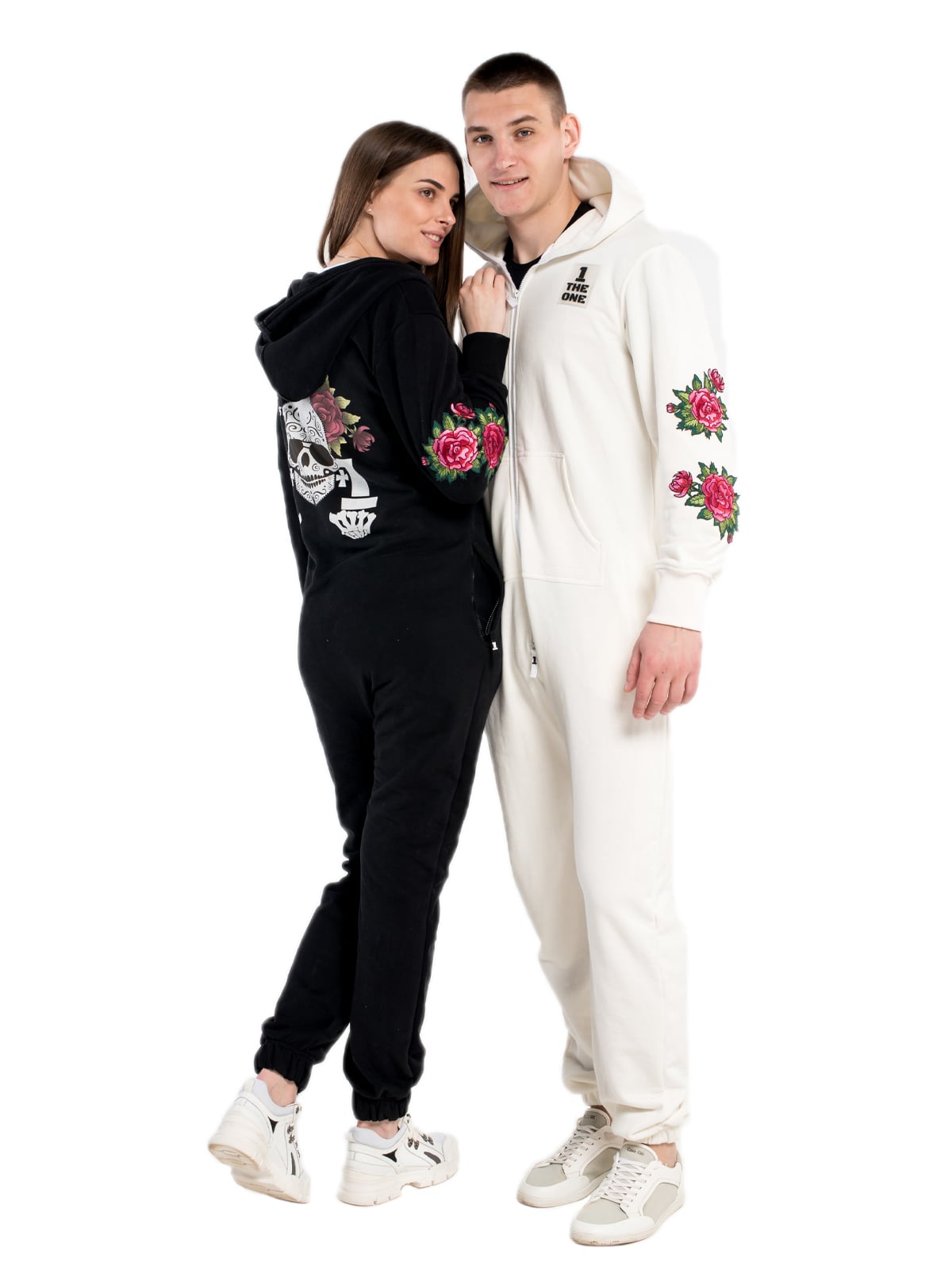 Skull and Roses JumpSuite (FAMILY LOOK)